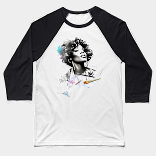 Whitney Houston Baseball T-Shirt